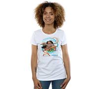 Disney Women's Moana HEI HEI and Pua T-Shirt White Small