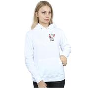 Disney Women's Moana Pua The Pig Breast Print Hoodie in White | Size: Medium Disney White M