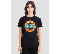 Disney Women's Monsters At Work Krispy Screams Donuts T-Shirt, Black | Size: Large Disney Black L