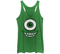 Disney Women's Monsters Inc. Mike Graphic Tank, Envy, Large