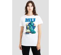 Disney Women's Monsters University Mike & Sulley Pose T-Shirt, White | Size: Medium Disney White M