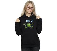 Disney Women's Monsters University Taped Mike Hoodie in Black | Size: 2XL Disney Black 2XL