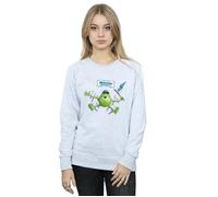 Disney Women's Monsters University Taped Mike Sweatshirt in Grey | Size: Small Disney Grey S