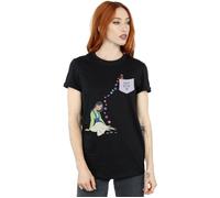 Disney Women's Mulan Always Here For You Cotton Boyfriend T-Shirt in Black | Size: 2XL Disney Black 2XL