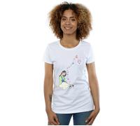 Disney Women's Mulan Always Here For You Cotton T-Shirt in White | Size: Medium Disney White M