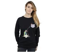 Disney Women's Mulan Always Here For You Sweatshirt in Black | Size: 2XL Disney Black 2XL