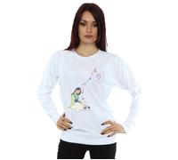Disney Women's Mulan Always Here For You Sweatshirt in White | Size: Medium Disney White M