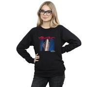 Disney Women's Mulan Face Peep Sweatshirt in Black | Size: Small Disney Black S