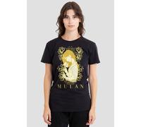 Disney Women's Mulan Golden Garden T-Shirt, Black | Size: Medium Disney Black M
