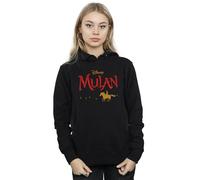 Disney Women's Mulan Movie Logo Hoodie in Black | Size: Small Disney Black S