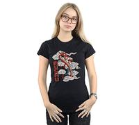 Disney Women's Mulan Mushu Dragon T-Shirt Black Large