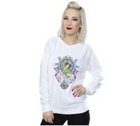 Disney Women's Mulan Ornamental Sweatshirt in White | Size: Medium Disney White M