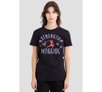 Disney Women's Mulan Strength of a Warrior T-Shirt, Black | Size: 2XL Disney Black 2XL
