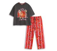Disney Women's Short Sleeve Long Leg Pyjama Set – The Little Mermaid Sebastian – Red – Large