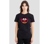 Disney Women's Muppets Animal Head T-Shirt, Black | Size: Large Disney Black L