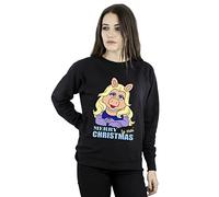 Disney Women's Muppets Miss Piggy Queen of Holidays Sweatshirt