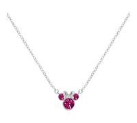 Disney Jewellery Disney Minnie Mouse CZ October Birthstone Necklace 0.7 x 0.7cm, 40-45cm