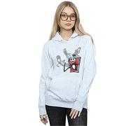 Disney Women's Nightmare Before Christmas Ghosts of Jack Hoodie Heather Grey X-Large