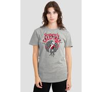 Disney Women's Nightmare Before Christmas Holiday Chills Tee, Athletic Heather in Light Grey | Size: 2XL Disney Light Grey 2XL