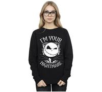 Disney Women's Nightmare Before Christmas Nightmare Sweatshirt in Black | Size: 2XL Disney Black 2XL