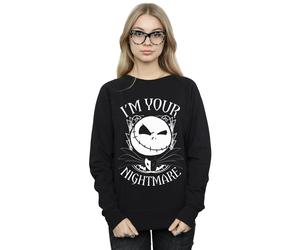 Disney Women's Nightmare Before Christmas Nightmare Sweatshirt in Black | Size: 2XL Disney Black 2XL