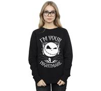 Disney Women's Nightmare Before Christmas Nightmare Sweatshirt in Black | Size: Small Disney Black S