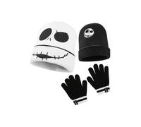 Disney Women's Nightmare Before Christmas Reversible Winter Set 2 Pieces in Black Disney Black One Size