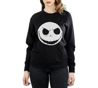 Disney Women's Nightmare Before Christmas The Many Faces Of Jack Sweatshirt X-Large Black