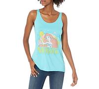 Disney Women's Shirt, Blue//Officially Licensed Lm Title Junior's Racerback Tank, X-Large