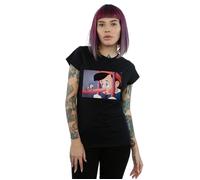Disney Women's Pinocchio Nose Still Cotton T-Shirt in Black | Size: Large Disney Black L