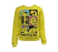 Disney Women's Pixar Monsters, Inc. Crew Neck Sweatshirt - Green -
