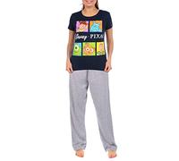 Disney Womens Pixar Pyjamas Blue Size Small