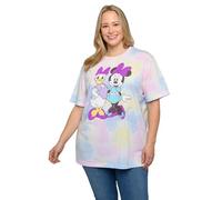 Disney Womens Plus Size T-Shirt Minnie Mouse Daisy Duck Print (Multicolor, 1X)