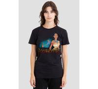 Disney Women's Pocahontas John Smith Canoe T-Shirt, Black | Size: Large Disney Black L