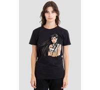 Disney Women's Pocahontas Sketch T-Shirt, Black | Size: Medium Disney Black M