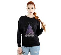 (XXL, Black) Disney Womens/Ladies Princess Ariel Merry Christmas Sweatshirt