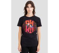 Disney Princess Oh Hi! Merida, Moana and Snow White Ladies T Shirt, Black, Medium
