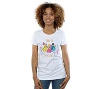Disney Women's Princess Time to Sparkle T-Shirt White XX-Large