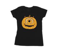 Disney Women's Pumpkin Cotton Halloween T-Shirt in Black | Size: 2XL Disney Black 2XL