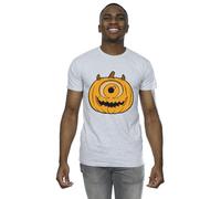 Disney Women's Pumpkin Halloween T-Shirt in Grey | Size: Small Disney Grey S