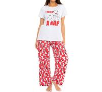 Disney Womens Pyjamas 101 Dalmatian Red Large