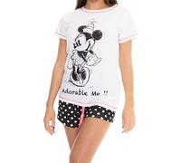 Disney Womens Pyjamas Minnie Mouse White XX-Large