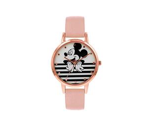 Disney Womens Quartz Watch, Analogue Classic Display and Leather Strap MK5087