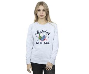 Disney Women's Ratatouille Holiday Attitude Sweatshirt Sport Grey Small