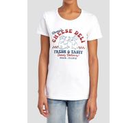 Disney Women's Ratatouille Remy'S Cheese Deli T-Shirt, White | Size: Small Disney White S