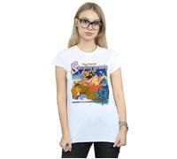 Disney Women's Sleeping Beauty Collage Poster Cotton T-Shirt in White | Size: Small Disney White S