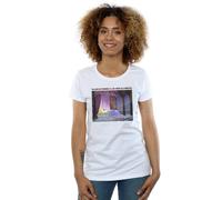 Disney Women's Sleeping Beauty I´ll Be There In 5 Cotton T-Shirt in White | Size: Medium Disney White M