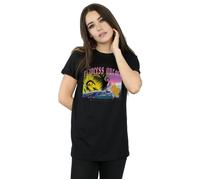 Disney Women's Sleeping Beauty & Maleficent Cotton Boyfriend T-Shirt in Black | Size: Medium Disney Black M