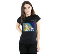 Disney Women's Sleeping Beauty Meme Cotton T-Shirt in Black | Size: XL Disney Black XL