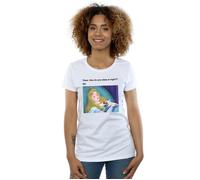 Disney Women's Sleeping Beauty Meme Cotton T-Shirt in White | Size: Medium Disney White M